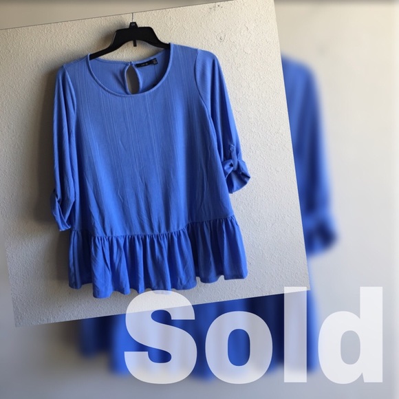 Sold APT.9 Ultramarine woman Top NWT size 0X - Picture 1 of 5
